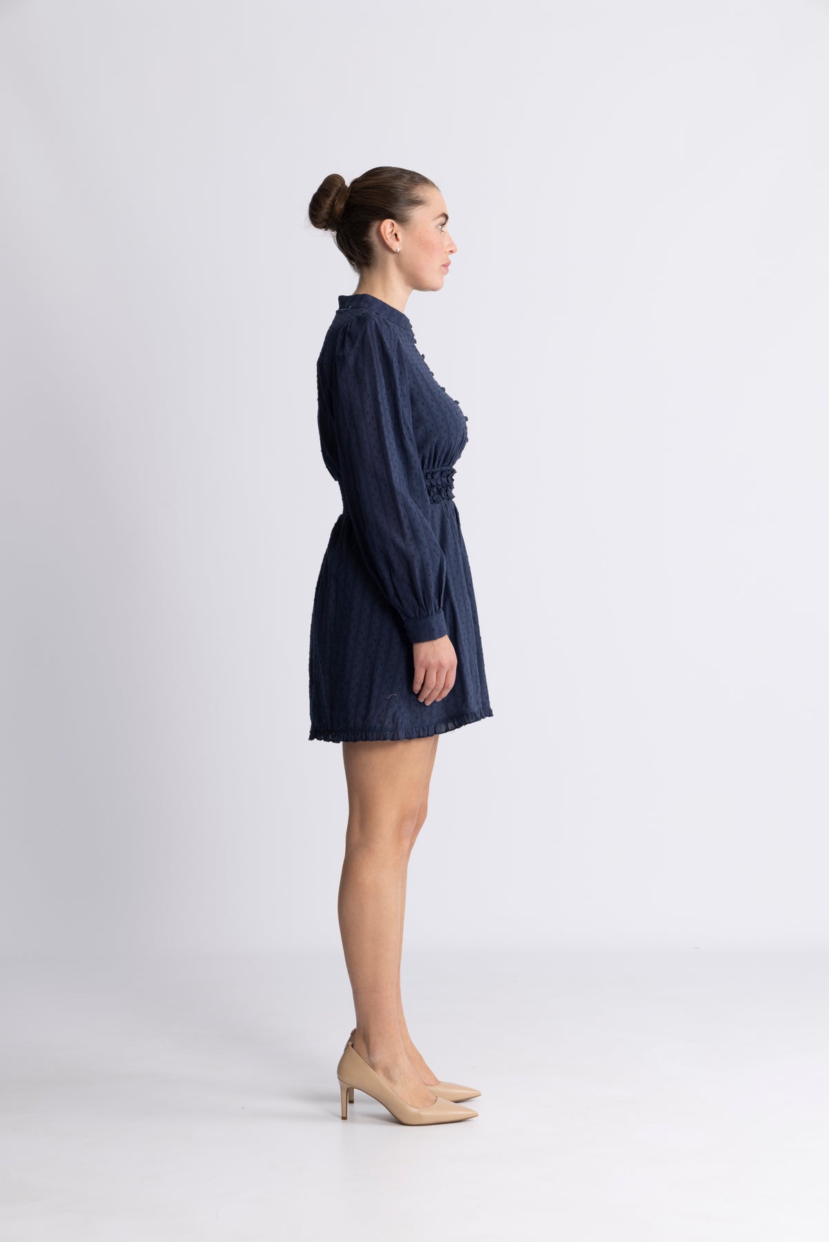 Selene Dress - Marinblå