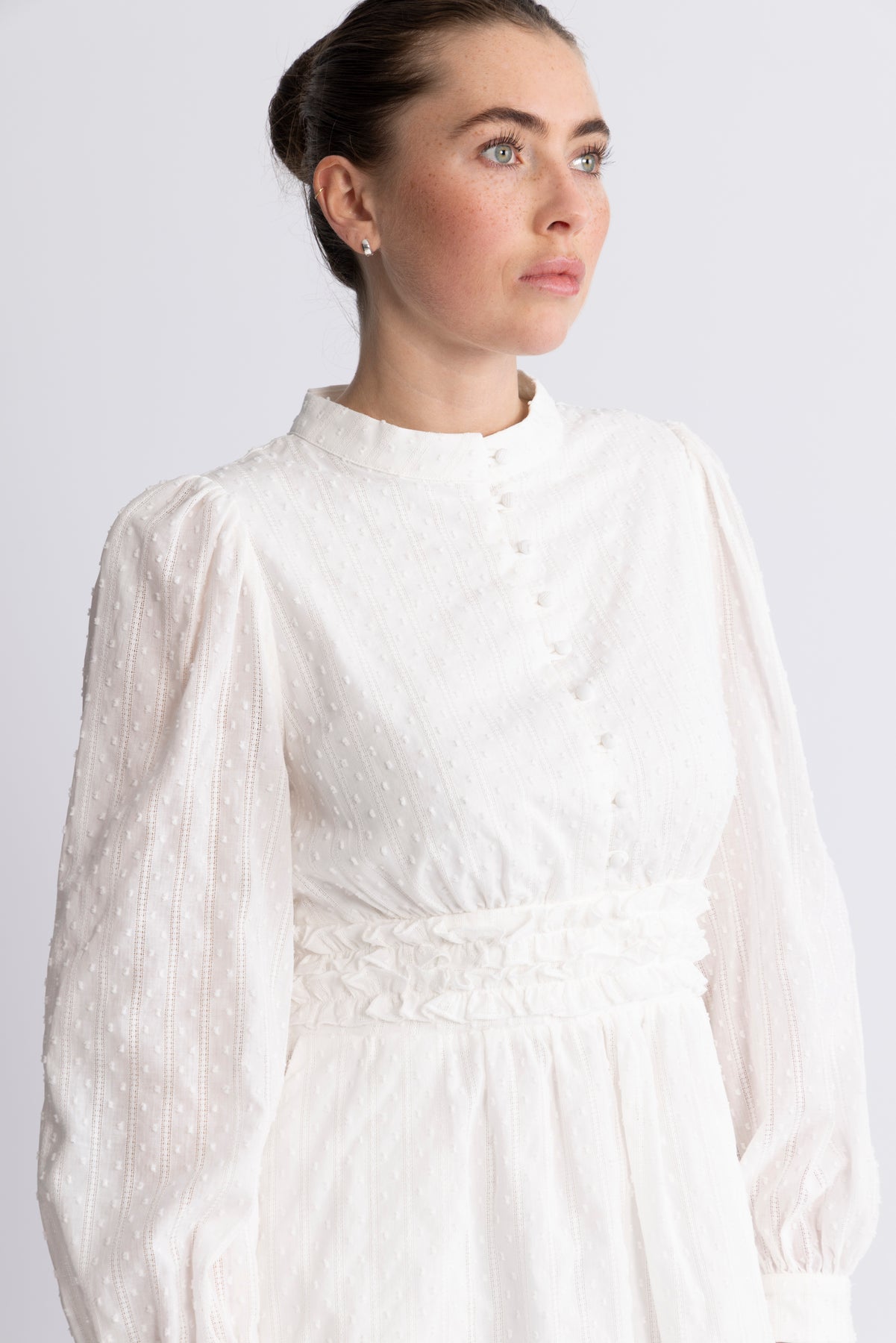 Selene Dress - Vit