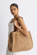 Shopper Raffia - Ljusbrun