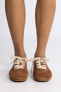 Biafrede Sneaker Suede & Faux Leather - Cognac