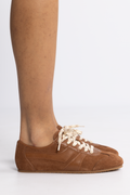 Biafrede Sneaker Suede & Faux Leather - Cognac