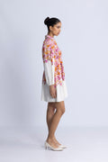 Yascleo Ls Dress - Birch Cleo Print