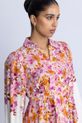 Yascleo Ls Dress - Birch Cleo Print