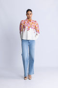 Yascleo LS Skjorta - Birch Cleo Print