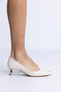 Alina Flex Kitten Pump - Ljuskräm