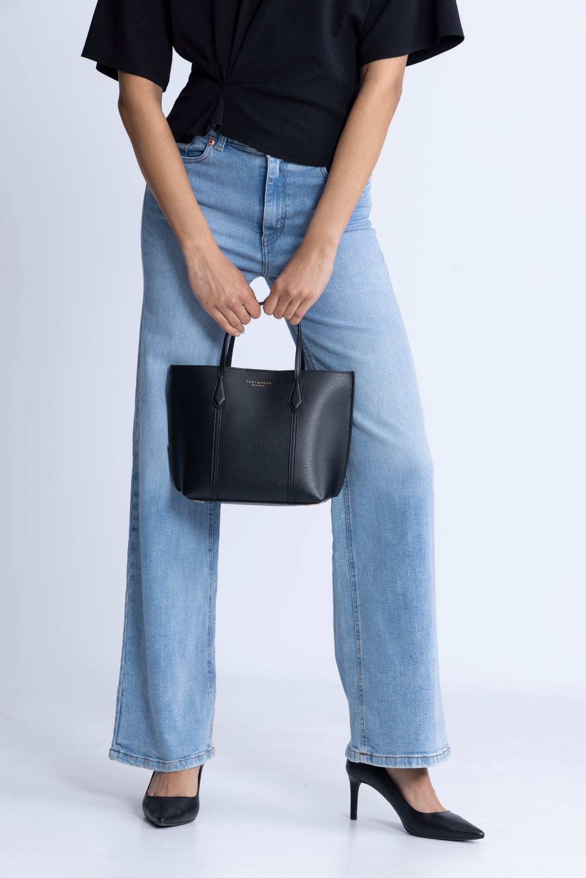 Perry Small Tote - Svart