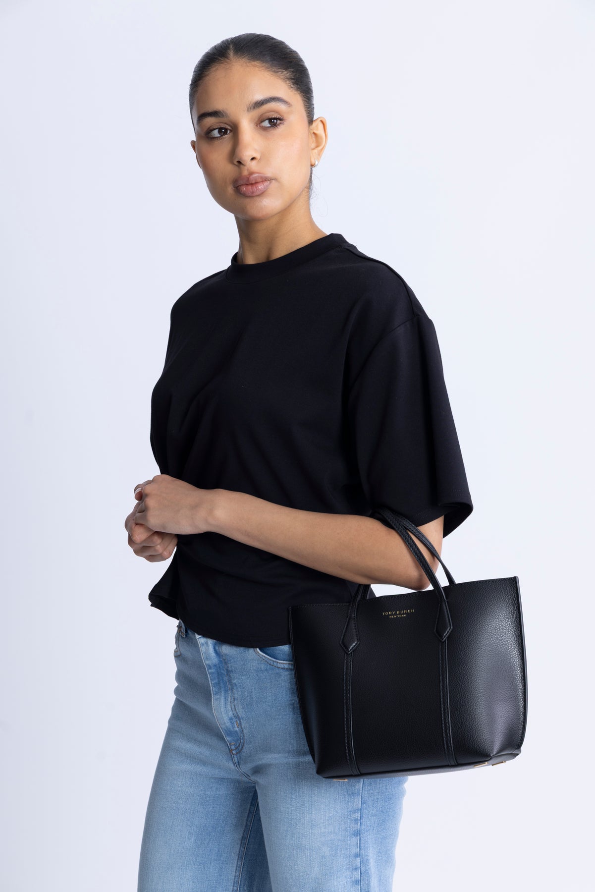 Perry Small Tote - Svart