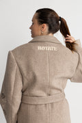 Belted Long Coat - Taffy Camel