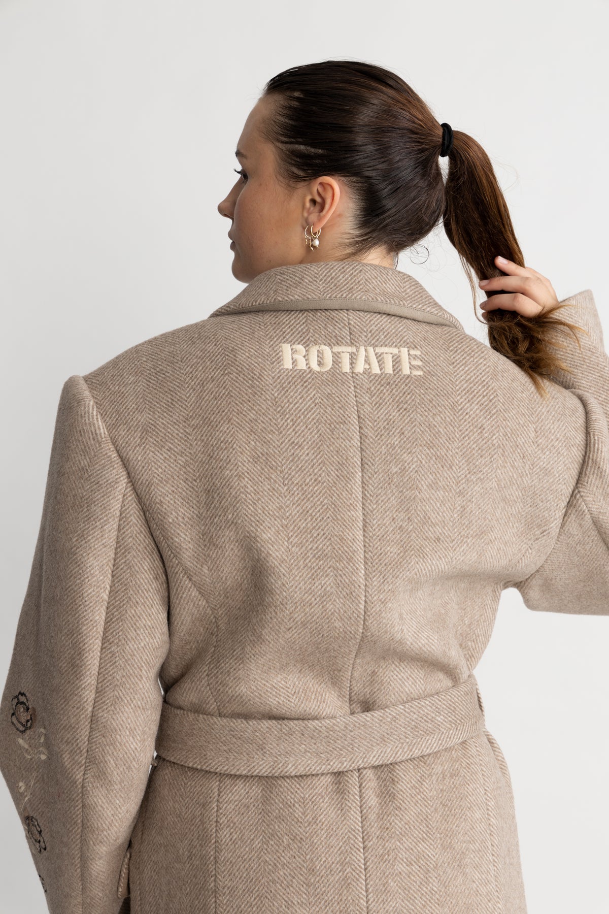 Belted Long Coat - Taffy Camel