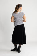 Mads Nørgaard Organic Jersey Teasy Tee FAV - Vit/Svart