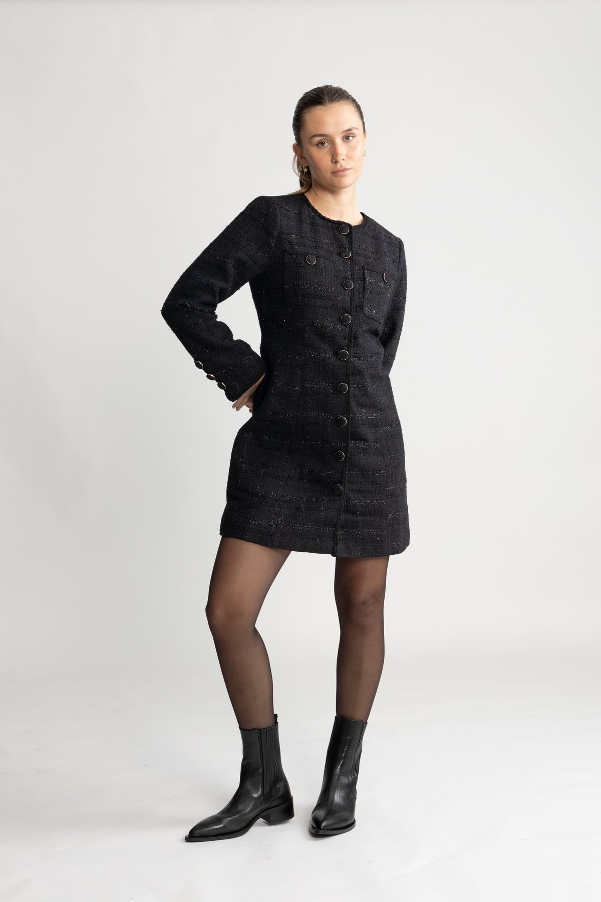 Yasjulia Ls Dress - Black