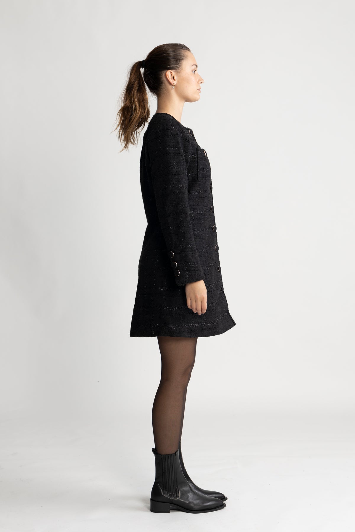 Yasjulia Ls Dress - Black