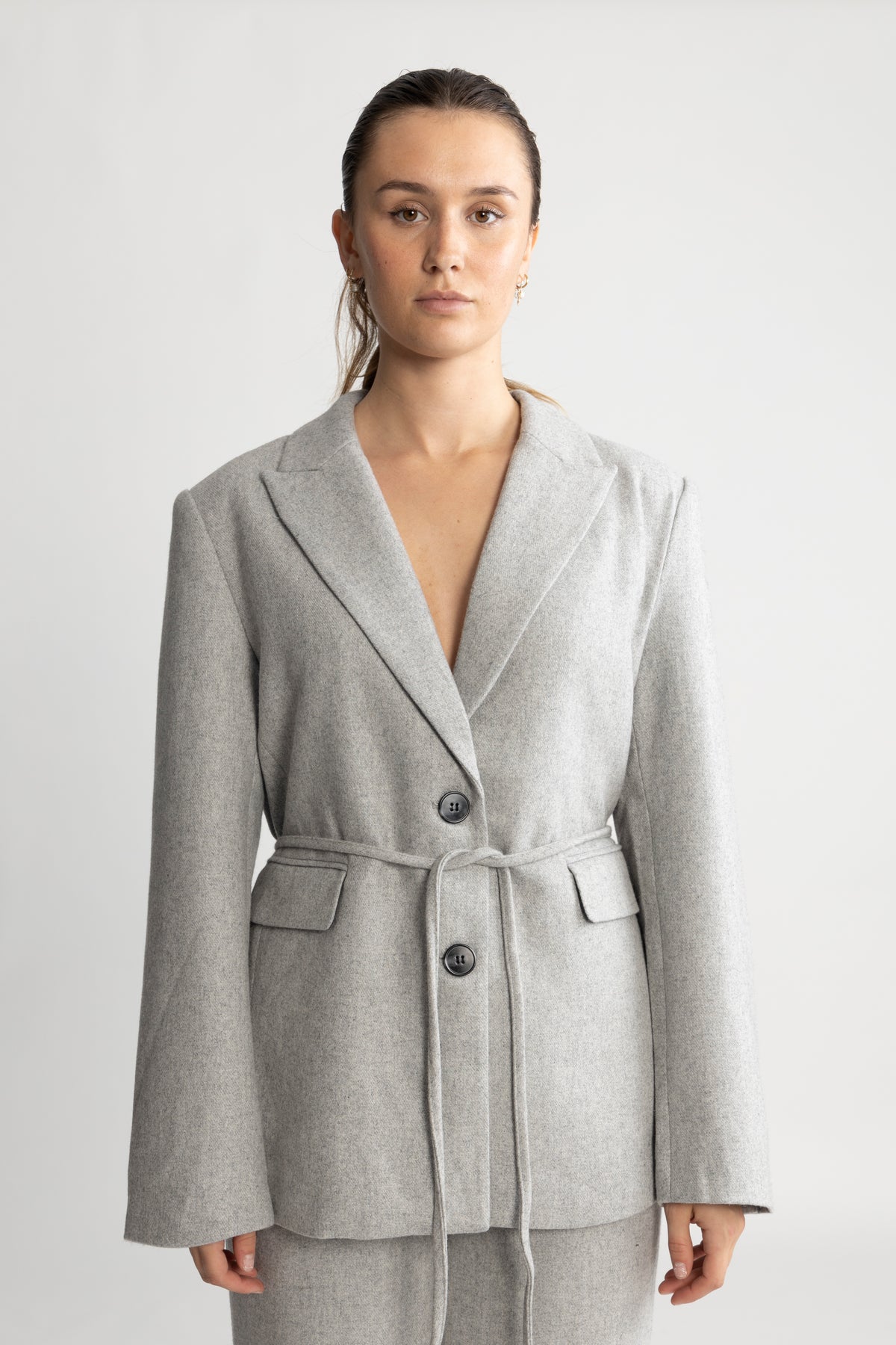 Evelyn Blazer - Light Grey