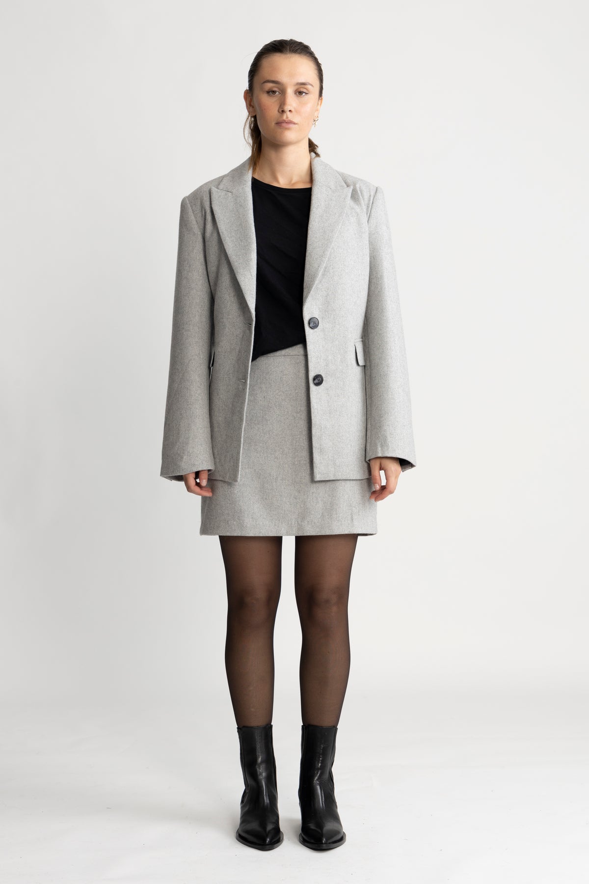 Evelyn Skirt - Light Grey