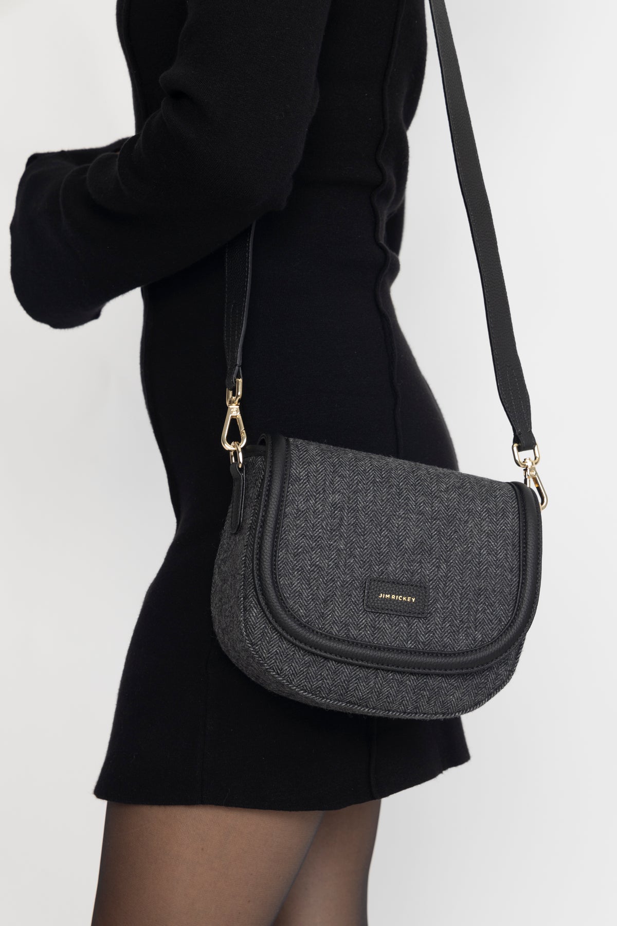 Christina Lux - Fabric/Leather Black