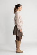 Sophia Chunky Cardigan - Beige Melange