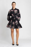 Poplin Mini Dress - Apple Blossom
