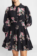 Poplin Mini Dress - Apple Blossom