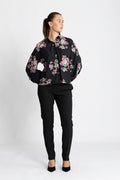 Poplin Peplum Blouse - Apple Blossom