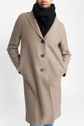 Overcoat Pressed Wool - Taupe