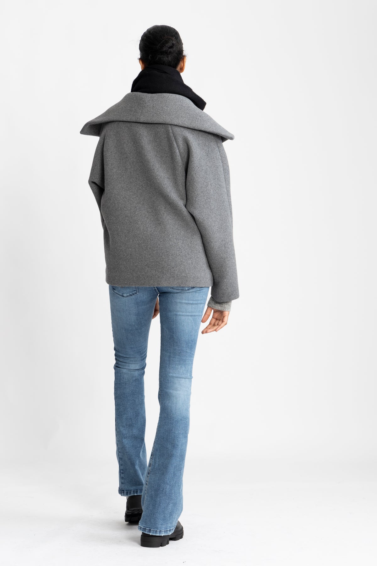 PerryIW Short Coat - Granite Melange