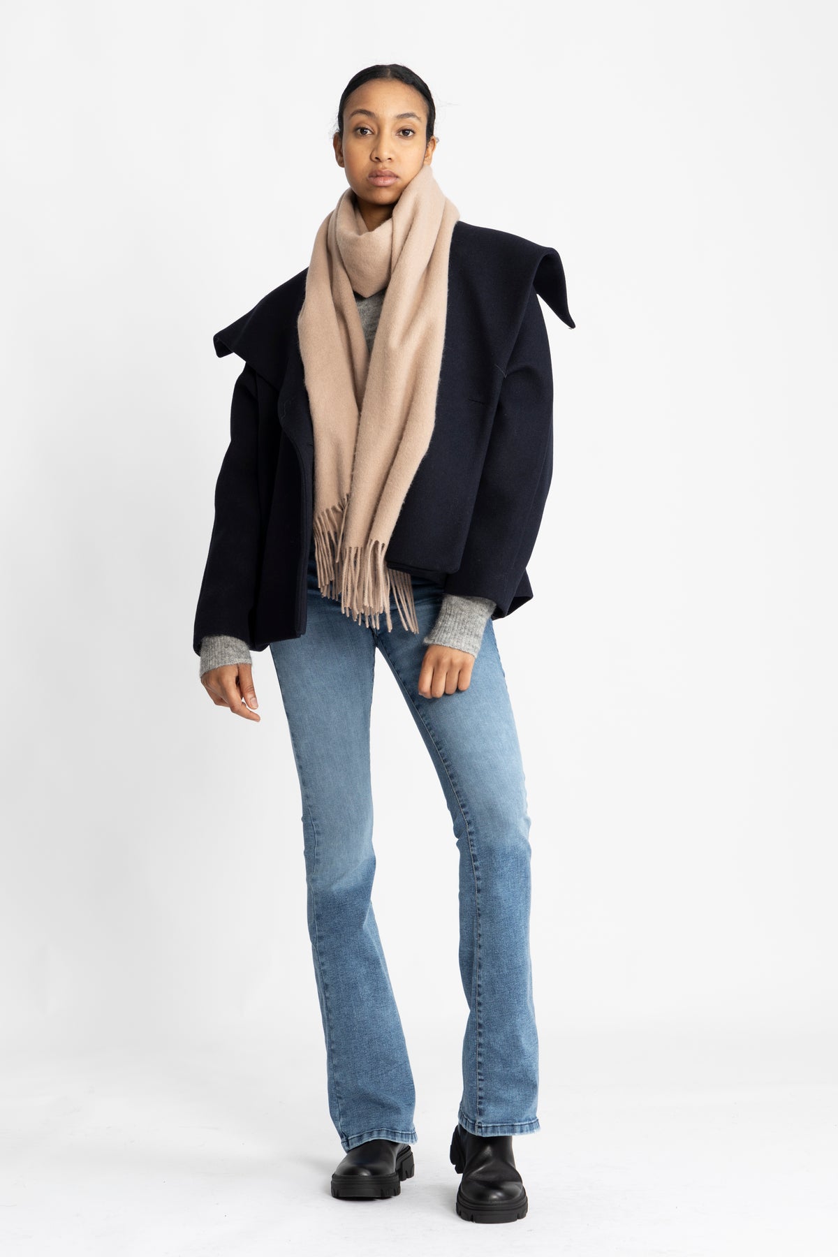 PerryIW Short Coat - Marine Blue