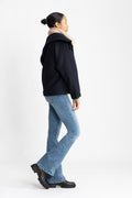 PerryIW Short Coat - Marine Blue