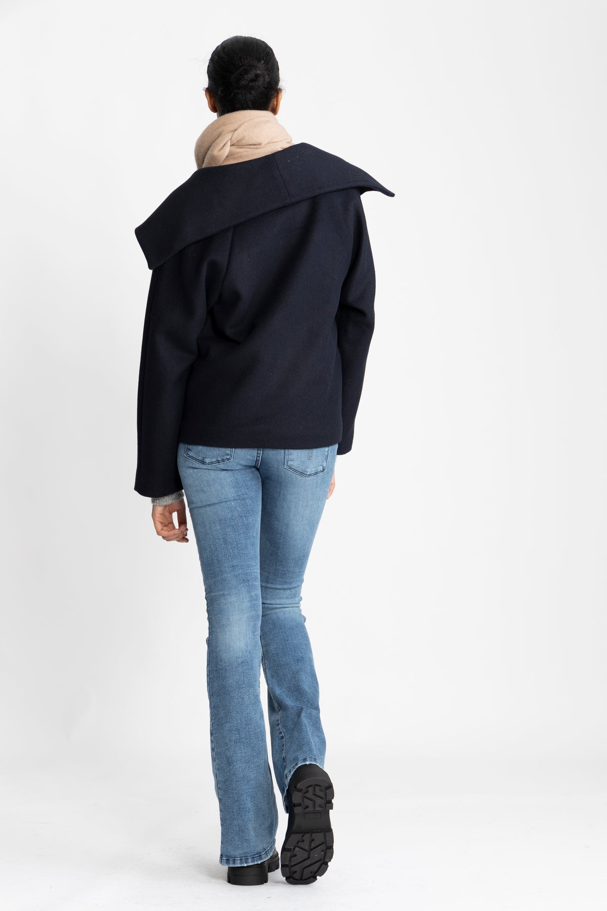 PerryIW Short Coat - Marine Blue