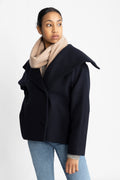 PerryIW Short Coat - Marine Blue
