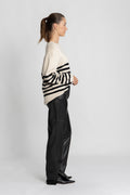 KayllaIW Pullover - Haze Melange/Black