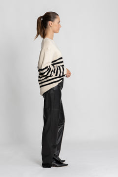KayllaIW Pullover - Haze Melange/Black