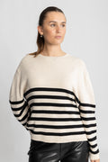 KayllaIW Pullover - Haze Melange/Black