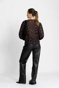 Orabella Shirt Aop - Black Flower
