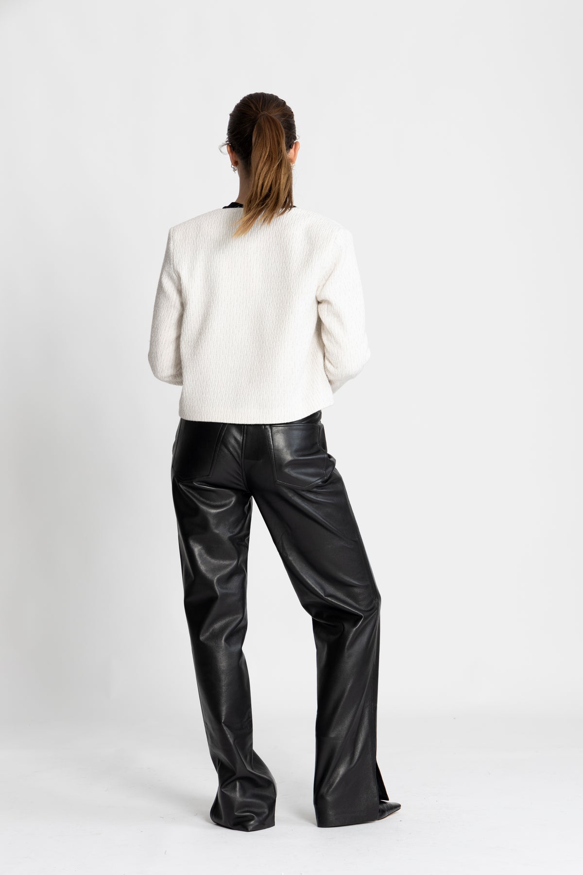 Nadialine Jacket - White Melange