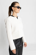 Nadialine Jacket - White Melange
