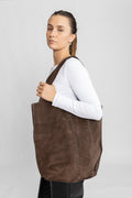 Suede Danita Bag - Hot Fudge Brown