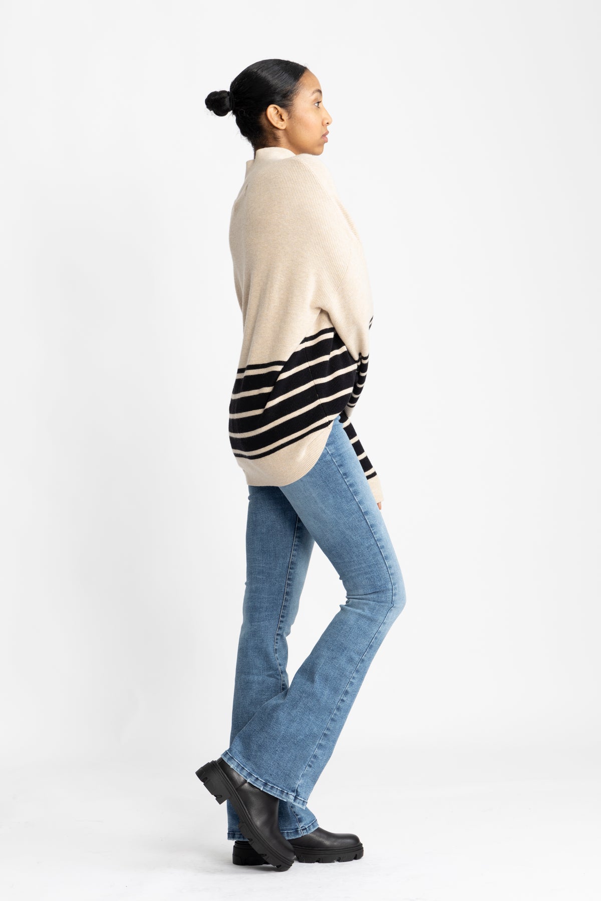 GittelIW Pullover - Haze Melange/Black