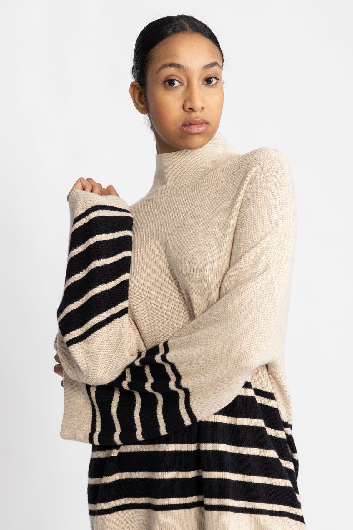 GittelIW Pullover - Haze Melange/Black