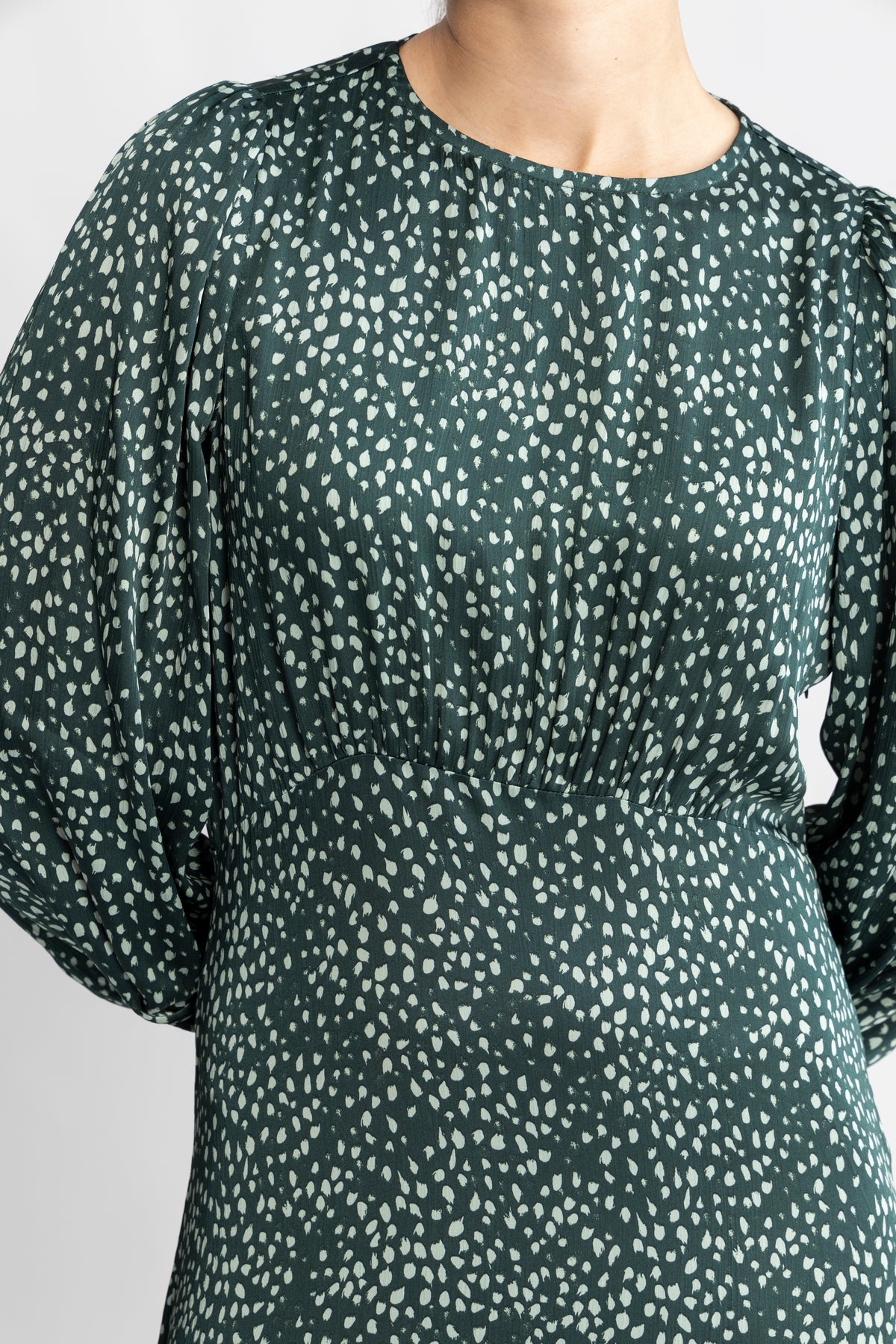 Adelaida Dress AOP - Pine Grove Dot