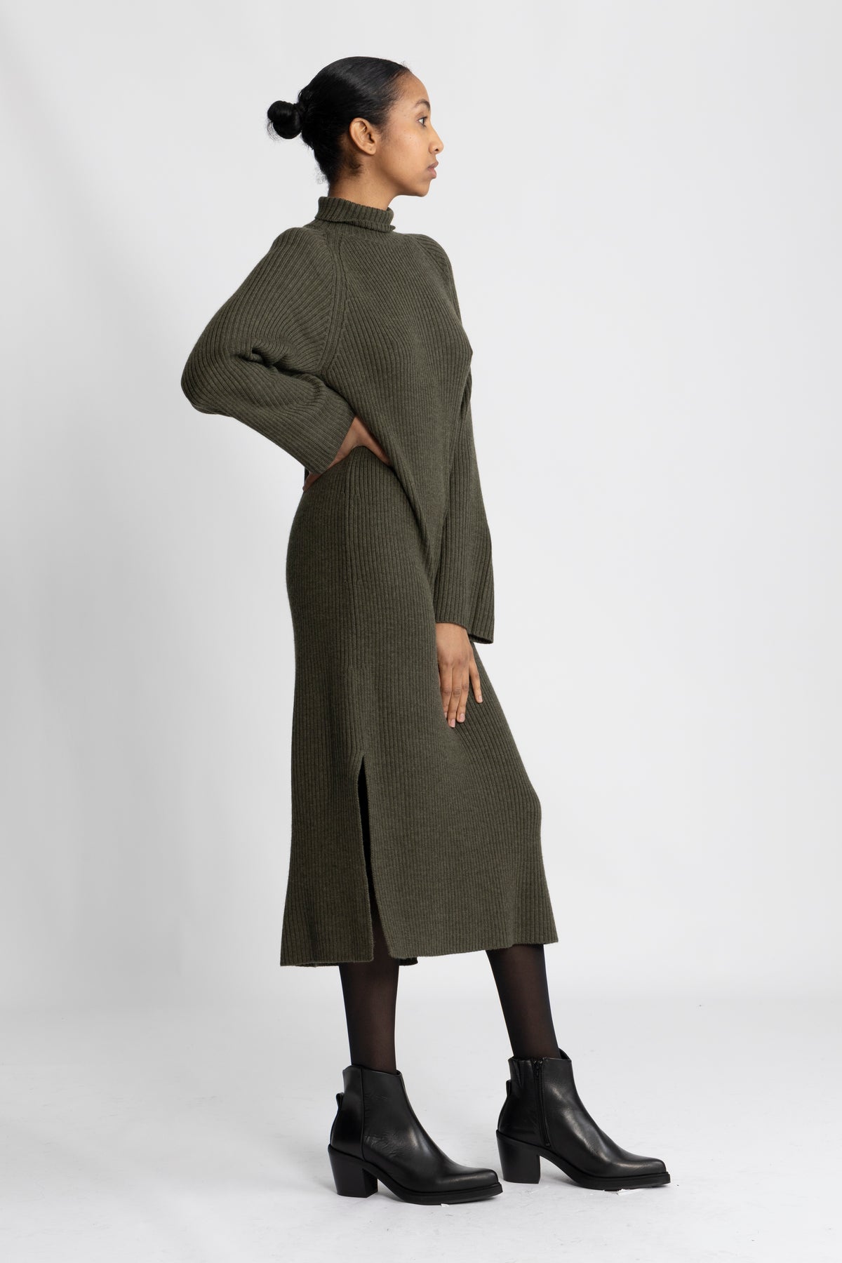 Robe Prisca - Kaki Chine