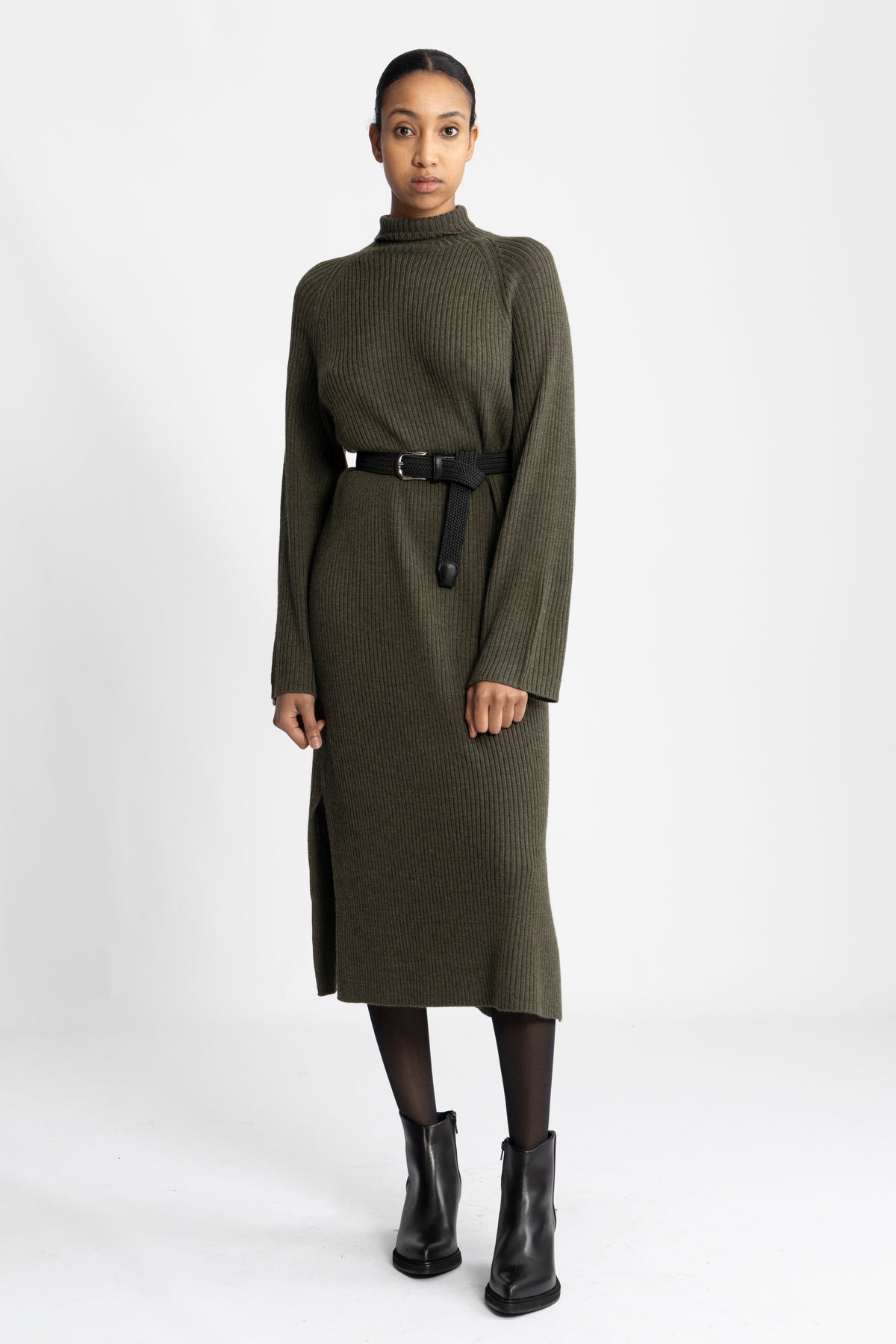 Robe Prisca - Kaki Chine