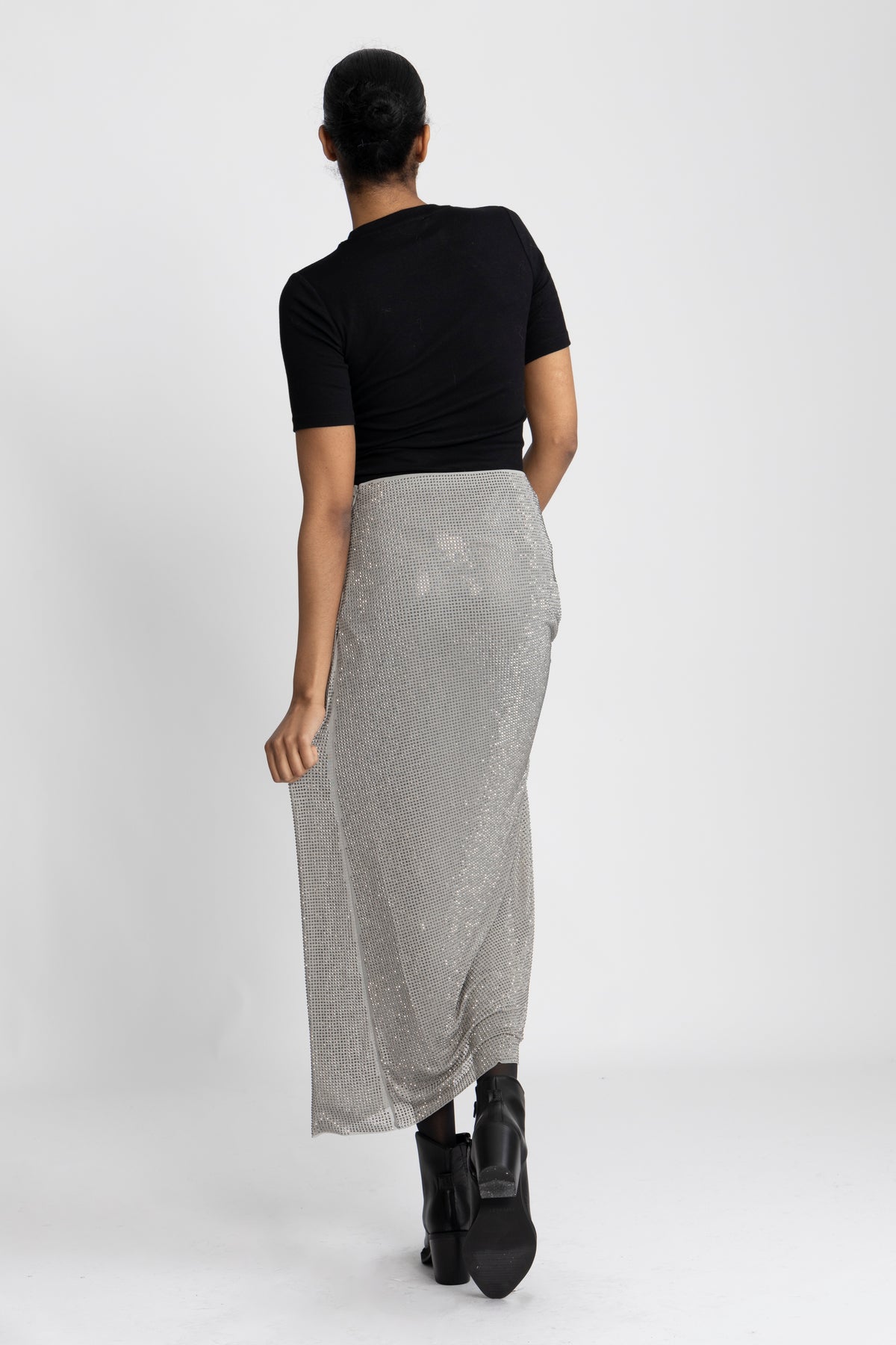Sahannan Long Skirt - Light Grey