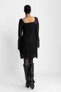 Brittany Mini Dress - Svart spets