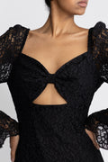 Brittany Mini Dress - Svart spets