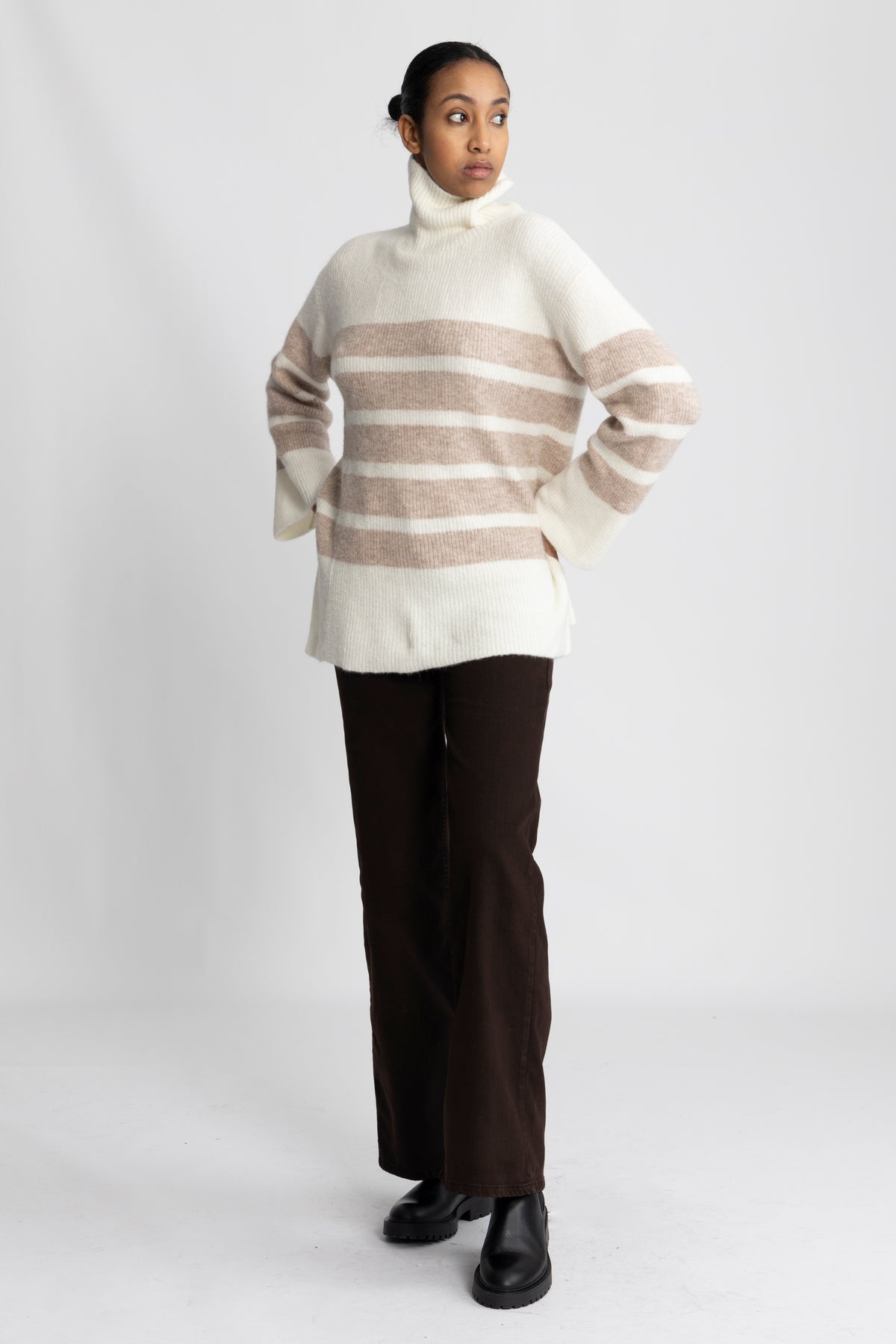 Arla Turtleneck - Krämvit