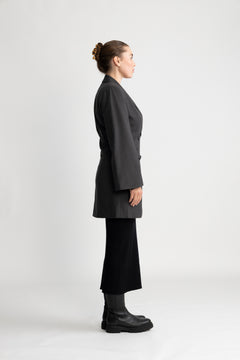 Andrea Blazer Dress - Deep Grey