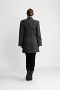 Andrea Blazer Dress - Deep Grey
