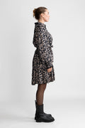 Yastilera Ls Shirt Dress - Black/Tilera Fungi