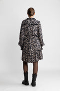 Yastilera Ls Shirt Dress - Black/Tilera Fungi