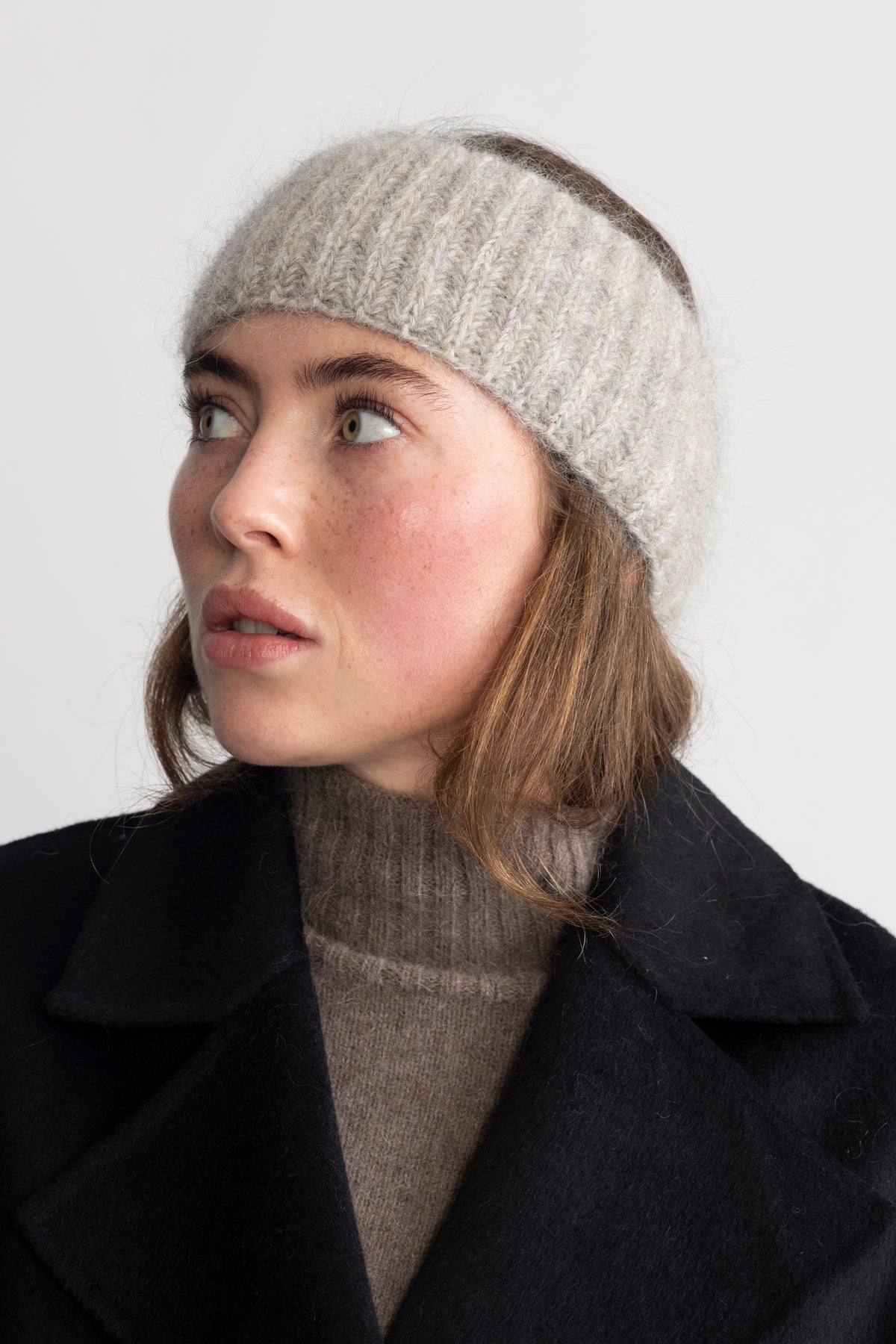 Oma Headband - Light Grey Melange
